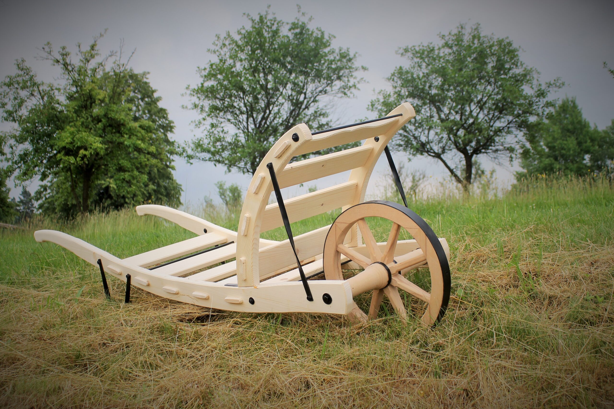 Hand barrow handmade from wood Joiner and Son